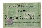 Niedersachsen 100 Mark Wilhelmshaven, -