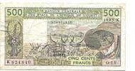 Westafrikanische Staaten, 500 Francs -