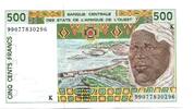 Westafrikanische Staaten, 500 Francs -