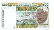 Westafrikanische Staaten, 500 Francs -