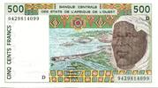Westafrikanische Staaten, 500 Francs -