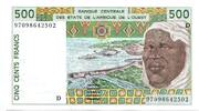 Westafrikanische Staaten, 500 Francs -
