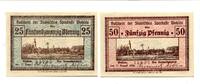 Schlesien 25 Pfg. 50 Pfg. Wohlau, -