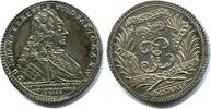 Schsen Saalfeld, 1/2 Reichstaler Johann Ernst 1680-1729 -