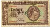 Luxemburg, 20 Frang -