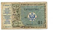 USA, 1 Dollar Military Payment Certificate, -
