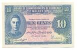 Malaya, 10 Cents -