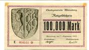 Württemberg 100 T. Mark Weinsberg, -