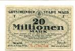 Rheinland 20 Mio. Mark Wald, -