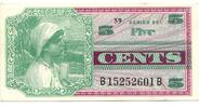 USA, 5 Cents Military Payment Certificate, -
