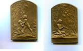 Frankreich, Bronze Plakette Le Chameur-auf die Liebe, -