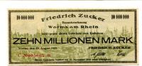 Hessen 10 Mio. Mark Worms, -