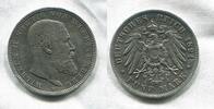 Württemberg, 5 Mark Wilhelm II. 1891-1918, -