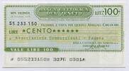 Italien 100 Lire ~ Banca Cattolica del Veneto ~ -
