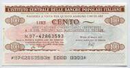 Italien 100 Lire ~ L'Istituto Centrale Delle Banche Popolari Italiane ~ -