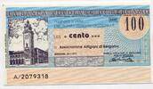 Italien 100 Lire ~ La Banca Popolare di Bergamo ~ -