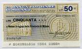 Italien 50 Lire ~ La Banca Popolare di Milano ~ -