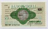 Italien 100 Lire ~ Il Banco di Sicilia ~ -