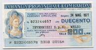 Italien 200 Lire ~ La Banca Provinciale Lombarda ~ -