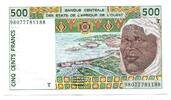 Westafrikanische Staaten, 500 Francs Togo, -