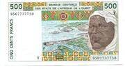 Westafrikanische Staaten, 500 Francs Togo, -