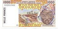 Westafrikanische Staaten, 1000 Francs Togo, -