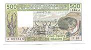 Westafrikanische Staaten, 500 Francs Ivory Coast/Elfenbeinküste, -