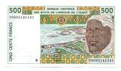 Westafrikanishe Staaten, 500 Francs Benin, -