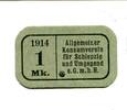Sachsen-Anhalt 1 Mark 1914 Schiepzig, I / AU-55