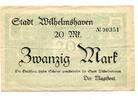 Niedersachsen 20 Mark Wilhelmshaven, -