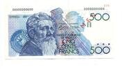Belgien, 500 Francs SPECIMEN, -