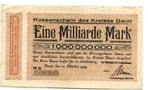 Rheinland 1 Md. Mark Daun, -