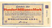 Rheinland 100 Mio. Mark Duisburg-Ruhrort, -