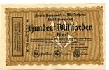 Rheinland 100 Md. Mark Kreuznach, -