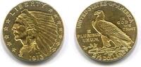 USA, 2 1/2 Dollars 1913 Indian Head, vz 590,00 EUR  plus 20,00 EUR verzending