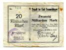 Baden 20 Md. Mark Donaueschingen, -