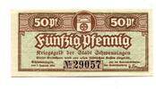 Württemberg 50 Pfg. Schwenningen, -