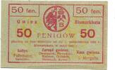 Pol.-Oberschlesien 50 Pfg. Bismarkhütte, Pol. Bismarkhuta, -
