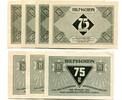 Schleswig-Holstein 7x75 Pfg. Lübeck,Nordischer Briefmarkensammler & Händlertag, -
