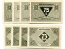 Schleswig-Holstein 8x75 Pfg. Lübeck,Nordischer Briefmarkensammler & Händlertag, -