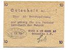 Sachsen 10 Reichspfennig 1.12.1947 Oelsnitz i.V.,Koch & te Kock A.G., unz 75,00 EUR  Excl. 9,50 EUR Verzending