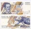 Ecuador, 5000 Sucres 1995 unz 13,50 EUR  Excl. 9,50 EUR Verzending