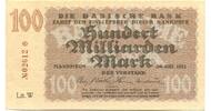 Baden 100 Md. Mark 30.10.1923 L&auml;nderbanken,Mannheim, I/II 295,00 EUR  Excl. 9,50 EUR Verzending