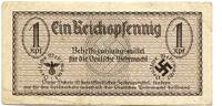 Deutsches Reich 1 Reichspfennig o.D.(1940/1941) Deutsche Wehrmacht, III 330,00 EUR  Excl. 9,50 EUR Verzending