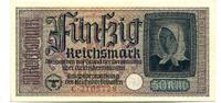 Deutsches Reich 50 Reichsmark o.D.(9/1939-31.12.1944) Reichskreditkassen... 40,00 EUR  Excl. 9,50 EUR Verzending