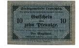 Schlesien 10 Pfg. Leobschütz,Glubczyce, -