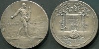 Altdeutschland Ag Medaille ~ Karlruhe / allgemeine Versorgungsanstalt Karlsruher Lebensversicherung ~ -