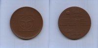 DDR/Berlin, Porzellan-Medaille, VEB-Bau u.Montagekombinat-Ingenieur-Hochbau Berlin, -