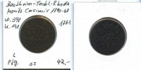 Bentheim-Tecklenburg-Rheda,, 6 Pfennig, Moritz Casimir 1710-1768, -