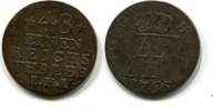 Mecklenburg-Strelitz, 1/48 Taler Adolf Friedrich IV.1752-1794, -